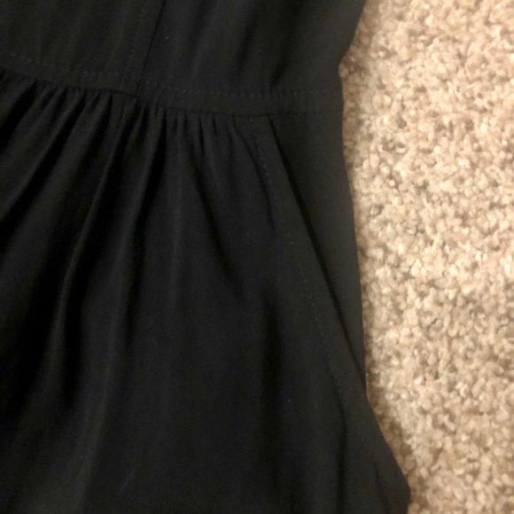Express Mini Black Spaghetti Strap Dress with POCKETS! - Picture 6 of 7